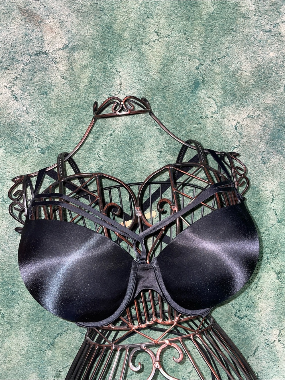 smart & sexy Black Strappy Adds 2 Sizes Bra 38C
